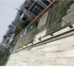 Aluminum glass balcony railing in Mumbai home