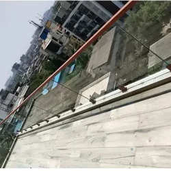 Aluminum glass balcony railing in Mumbai home