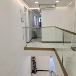 Stainless steel glass railing installed in Mumbai balcony